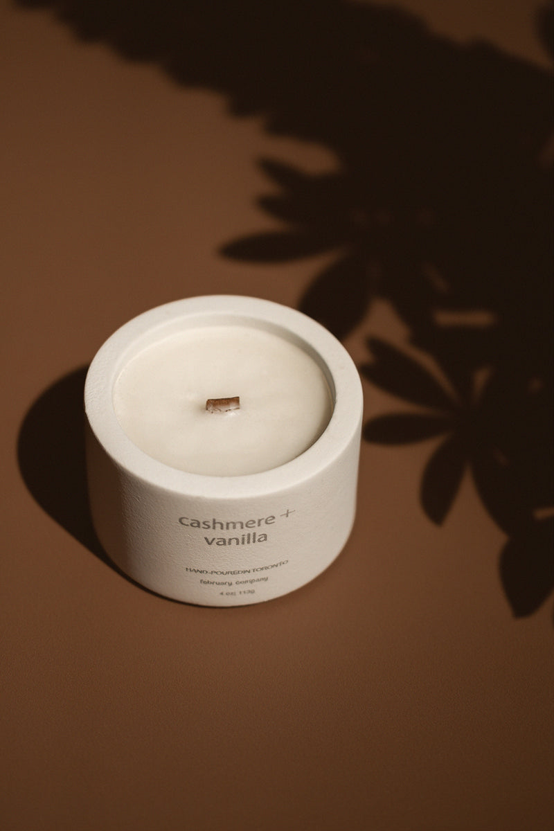 Cashmere + Vanilla - 8oz scented candle